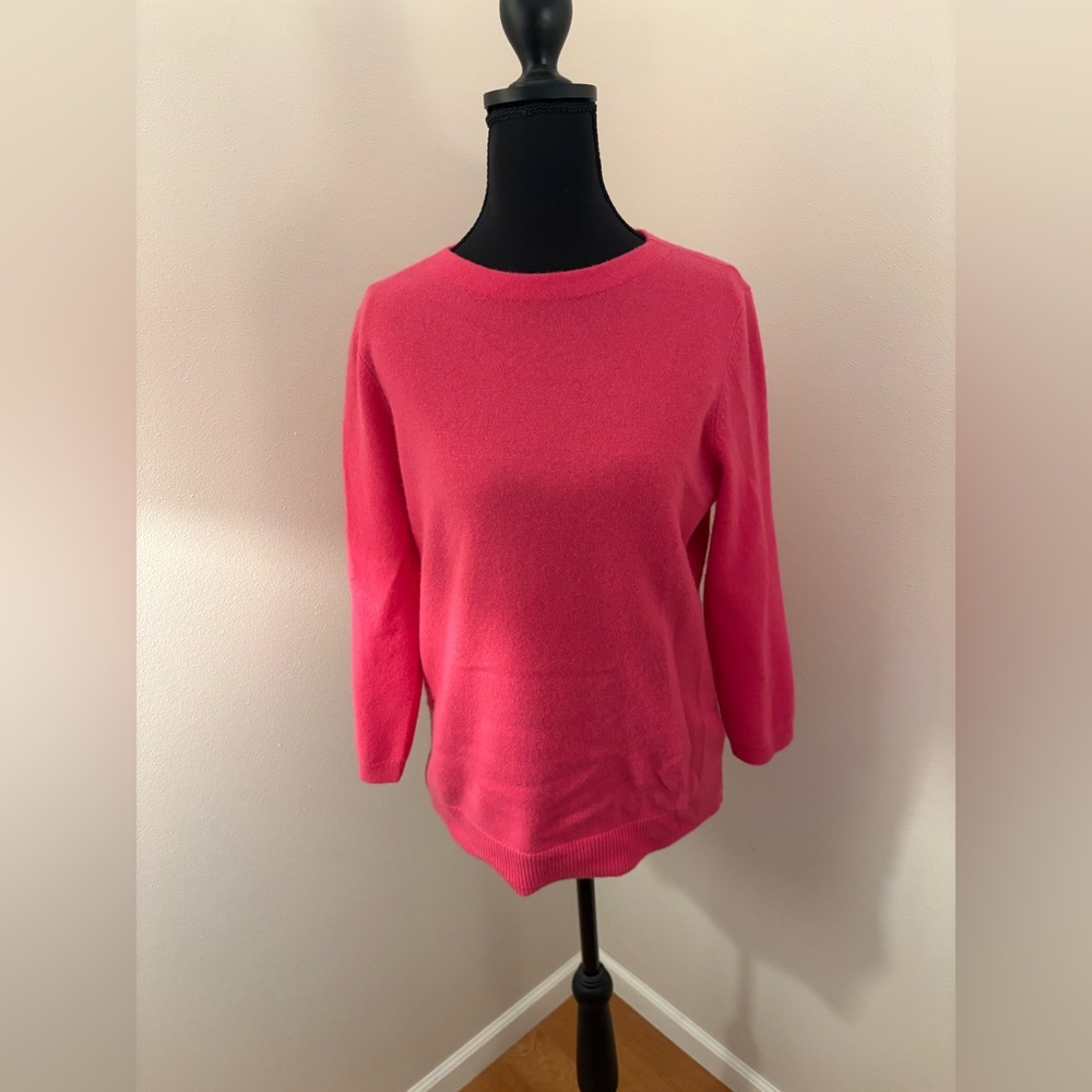 Talbots Pink Cashmere Sweater